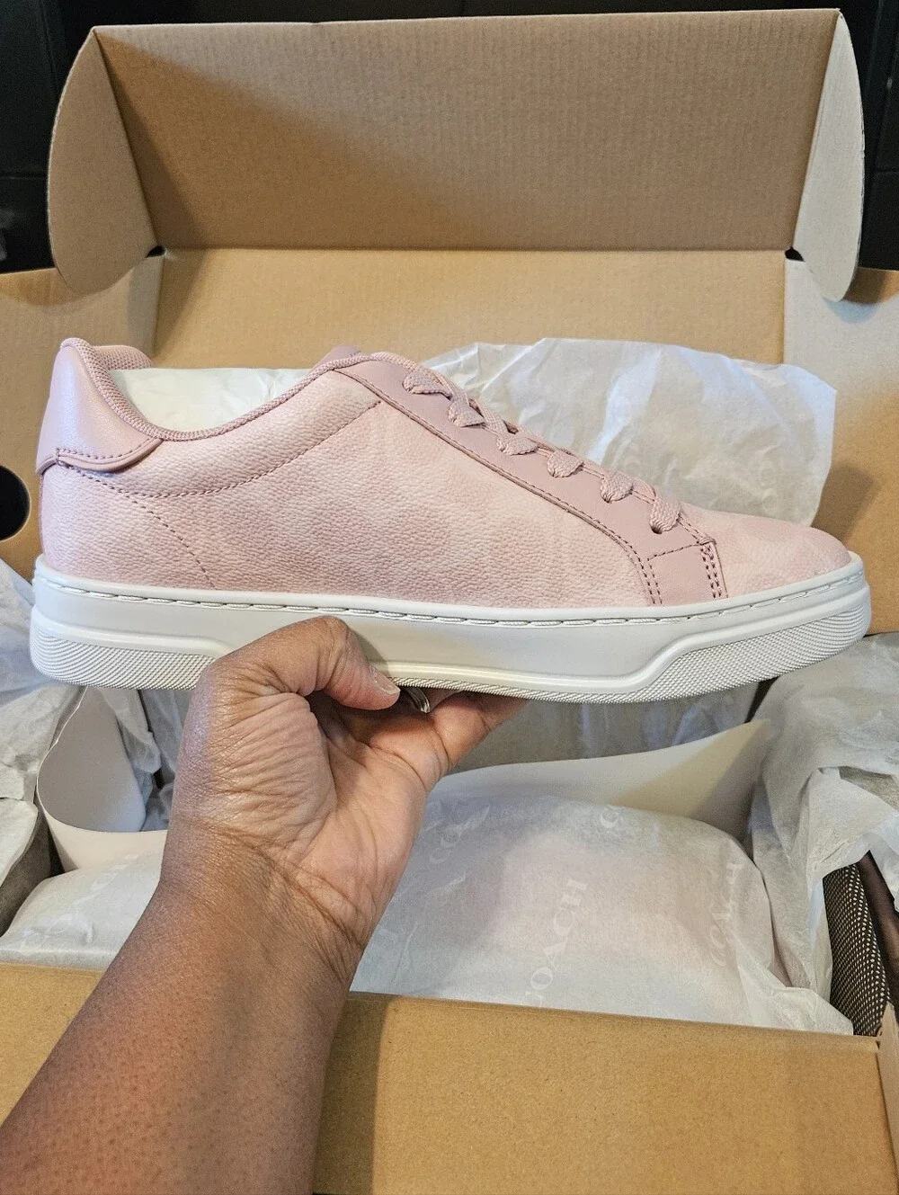 Coach High Line Sneaker In Signature Canvas
